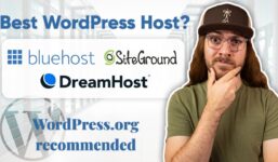 Best WordPress hosting?  |  Bluehost vs. SiteGround vs. DreamHost in comparison

 Video Tutorial DreamHost