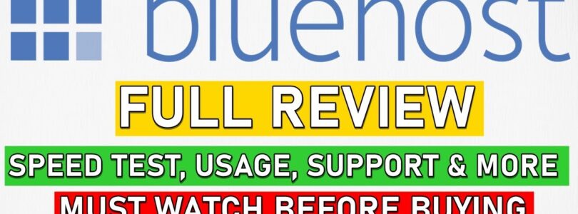 bluehost review