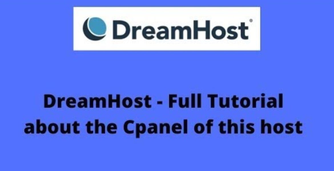 Complete DreamHost Tutorial

 Video Tutorial DreamHost