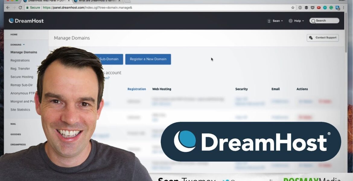 DreamHost: Adding a new hosted domain to your account

 Video Tutorial DreamHost