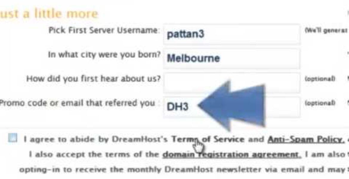 DreamHost Tutorial Where to enter the promo code? [WITH PROMO COUPON]

 Video Tutorial DreamHost