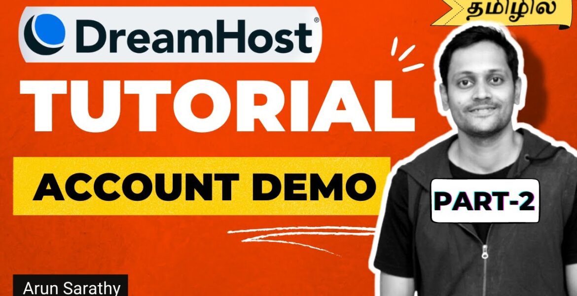 DreamHost Tutorial – Account, Control Panel and Settings Overview (Tamil) – Part 2

 Video Tutorial DreamHost