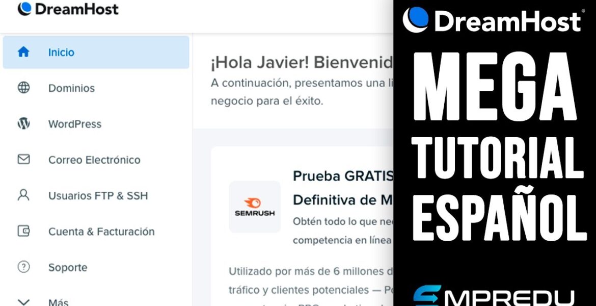 Dreamhost Mega Tutorial 100% in Spanish

 Video Tutorial DreamHost