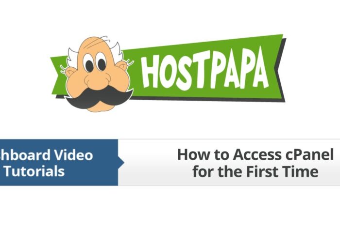 HostPapa Dashboard: How to access your cPanel for the first time

 Video Tutorial Hostpapa