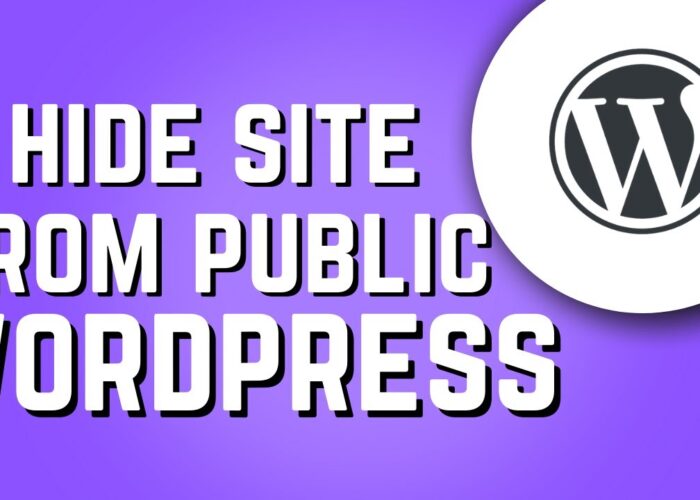 How to Hide a WordPress Site from the Public!  (Fast and easy)

 Video Tutorial DreamHost