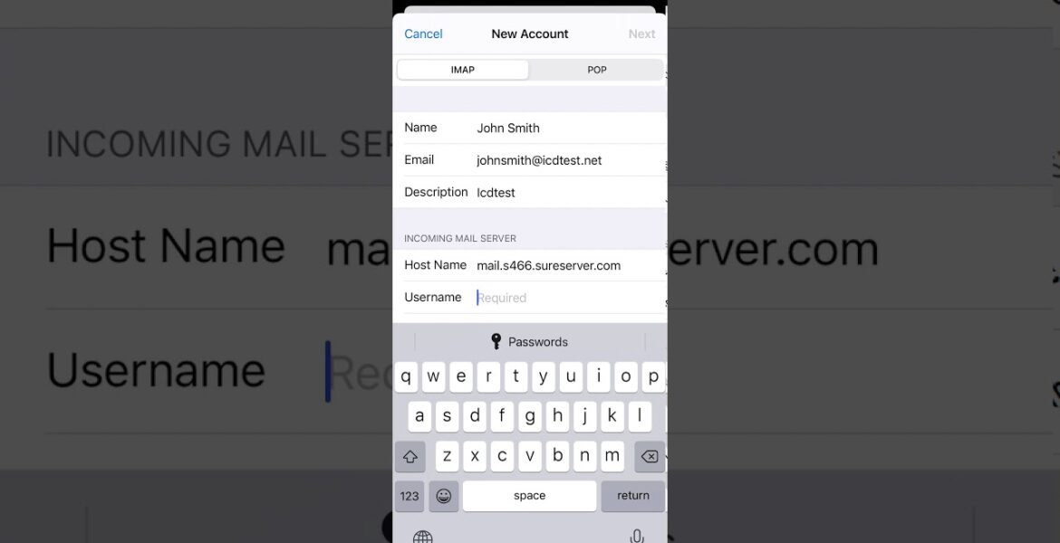 How to Set Up Email on Your iPhone (IMAP and SMTP over SSL)

 Video Tutorial DreamHost