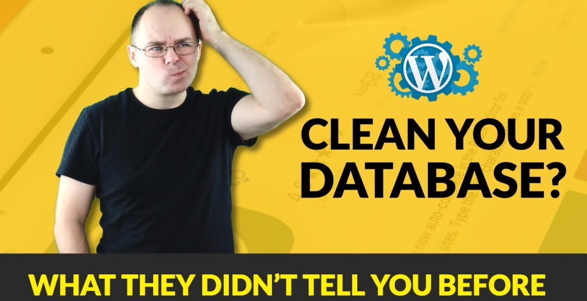 How to clean the WordPress database from garbage!  (QUICK FIX #2)

 Video Tutorial DreamHost