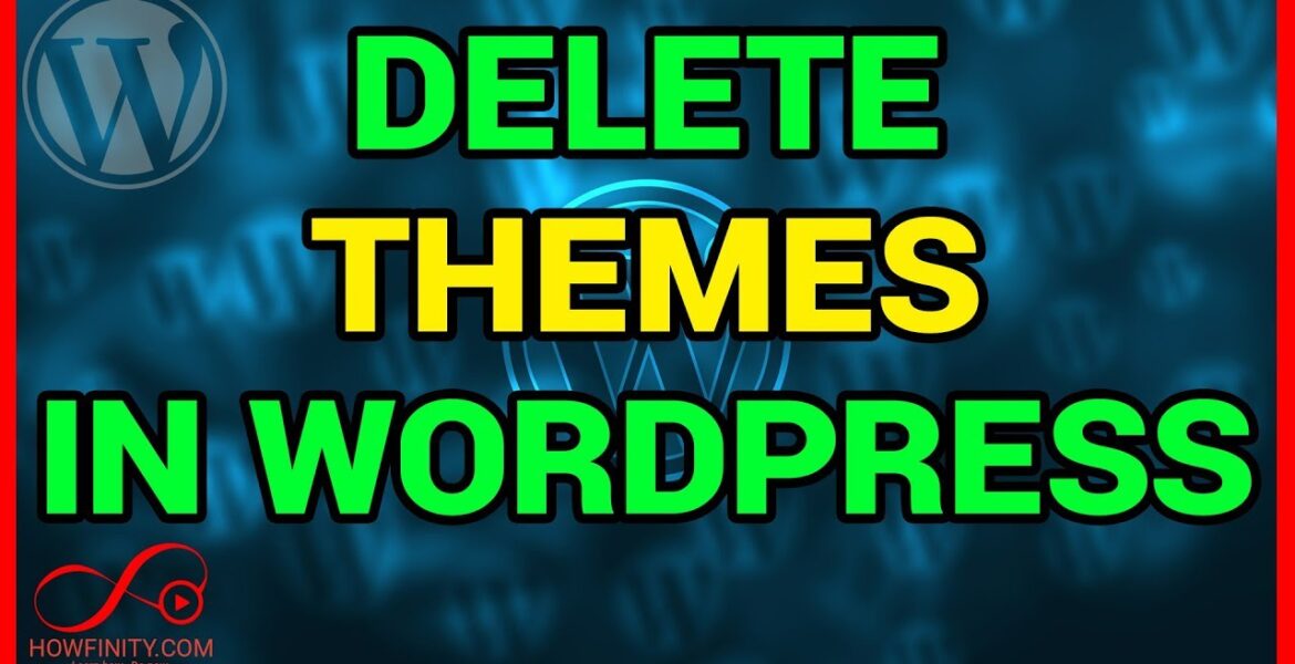 How to delete and uninstall a WordPress theme

 Video Tutorial DreamHost