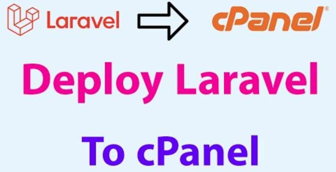 How to deploy Laravel project on cPanel |  Laravel Project Hosting |  Deploy Laravel to live server

 Video Tutorial DreamHost