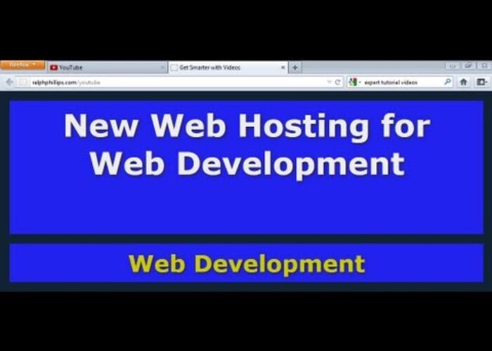 New web hosting for web development

 Video Tutorial DreamHost