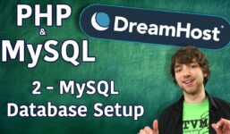 PHP MySQL in DreamHost Tutorial 2 – MySQL Database Setup