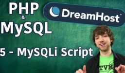 PHP MySQL in DreamHost Tutorial 5 – Coding our MySQLi script

 Video Tutorial DreamHost