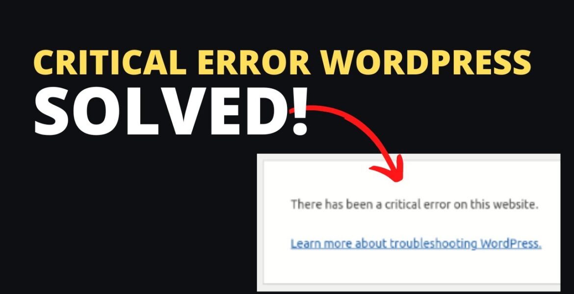 Solved “A critical error has occurred on this website” in WordPress with cPanel or FTP hosting

 Video Tutorial DreamHost