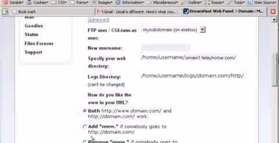 TUTORIAL – Add a subdomain on DreamHost

 Video Tutorial DreamHost