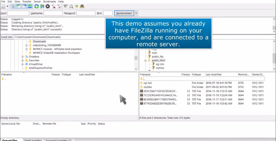 FTP: How to rename remote folders with FileZilla

 Video Tutorial Hostpapa