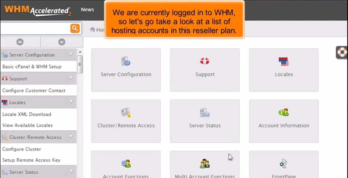 WebHost Manager: What is the difference between WHM and cPanel?

 Video Tutorial Hostpapa