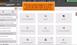 WebHost Manager: What is the difference between WHM and cPanel?

 Video Tutorial Hostpapa