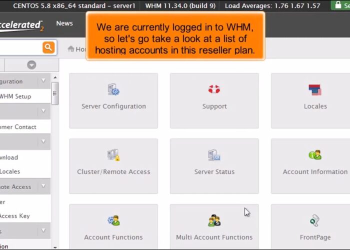 WebHost Manager: What is the difference between WHM and cPanel?

 Video Tutorial Hostpapa