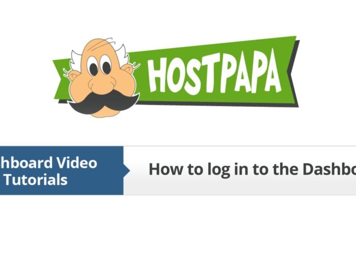 HostPapa Dashboard: How to log in

 Video Tutorial Hostpapa