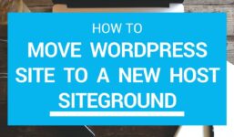 Siteground tutorial